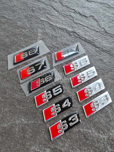 S3 S4 S5 S6 S7 S8 znak volana za Audi A6, A6 Allroad, S6
