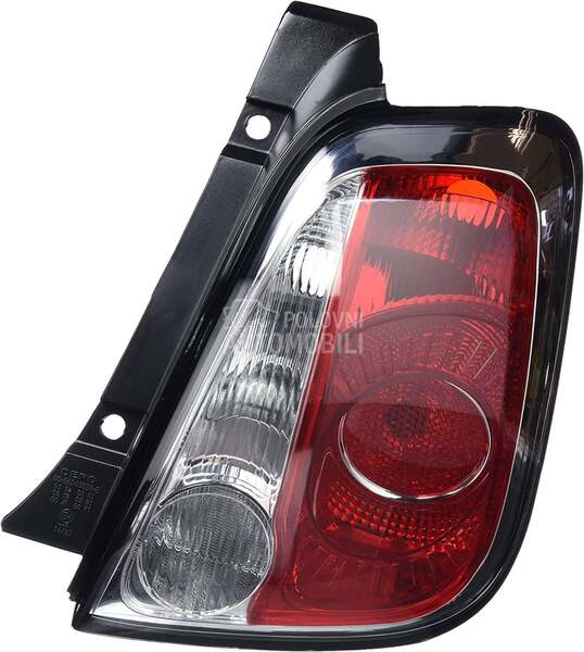 Stop Lampa SPORT Crni Okvir za Fiat 500 od 2007. do 2015. god.