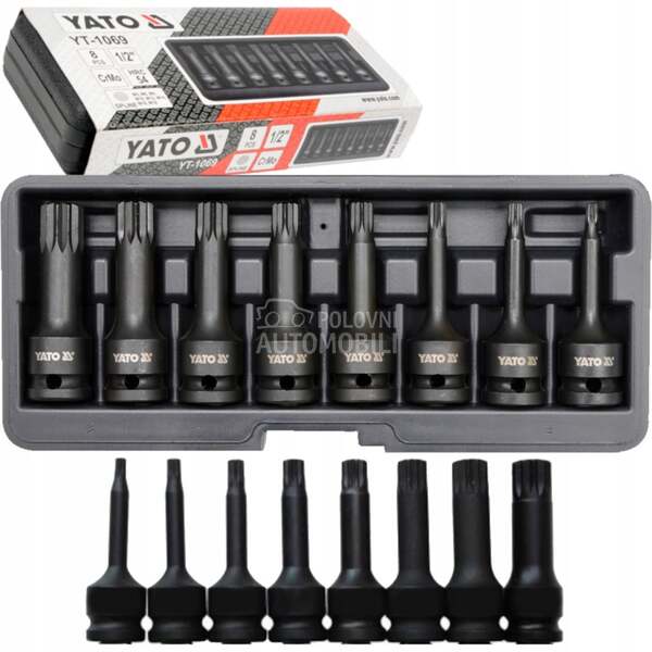 Set SPLINE udarnih ključeva M5-M18
