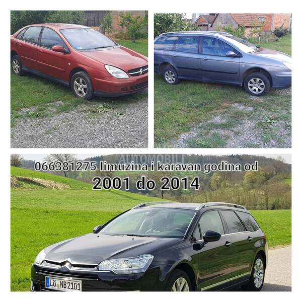 mehanicki delovi za Citroen C5 od 2001. do 2014. god.