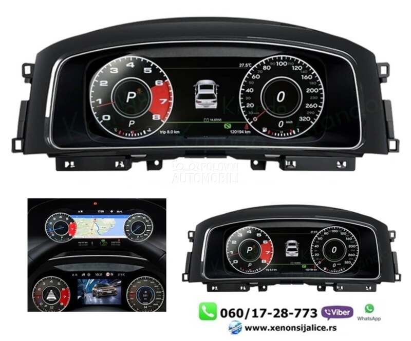 Virtuelna digitalna tabla za Volkswagen Golf 7