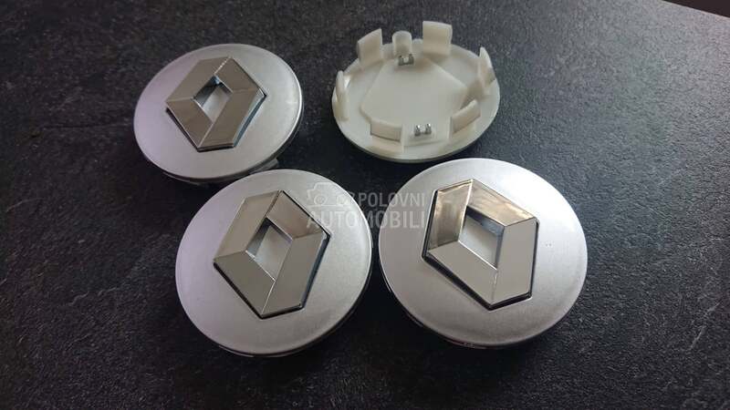 NOVO cepovi za felne 57mm SIVI za Renault Spider, RX, Avantime ...
