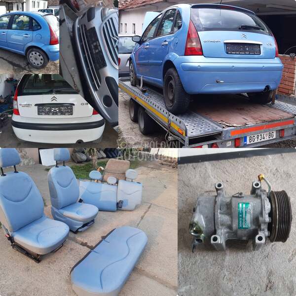 zadnji branik sedišta za Citroen C3
