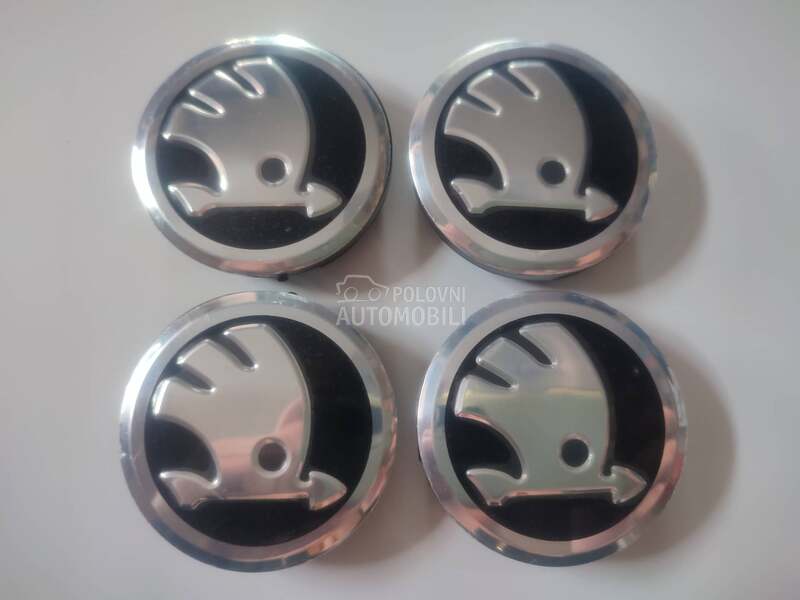 Čepovi za alu felne 56mm za Škoda Rapid, Fabia, Felicia ...