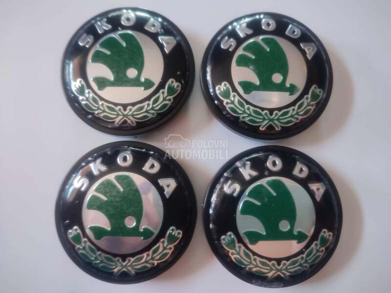 Čepovi za alu felne 56mm za Škoda Rapid, Fabia, Felicia ...
