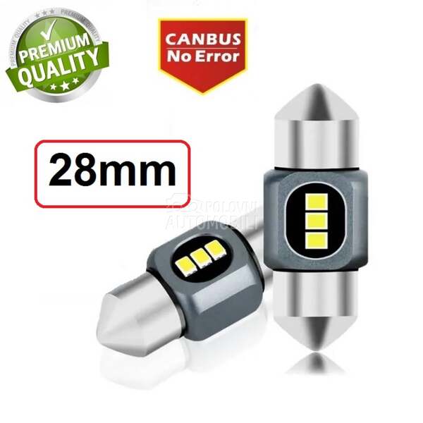 LED SIJALICE SULFIDNE C5W/FESTOON 28mm.  