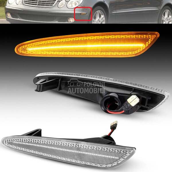 LED MARKERI NA BRANIKU 13.592 za Mercedes Benz E 200, E 220, E 230 ...
