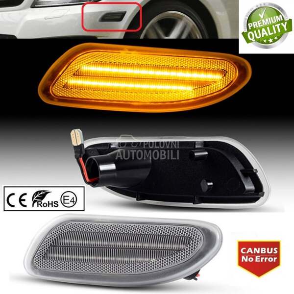 LED MARKERI NA BRANIKU 13.605 za Mercedes Benz C 180, C 200, C 220 ...