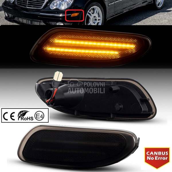 LED MARKERI NA BRANIKU 13.608 za Mercedes Benz C 180, C 200, C 220 ...