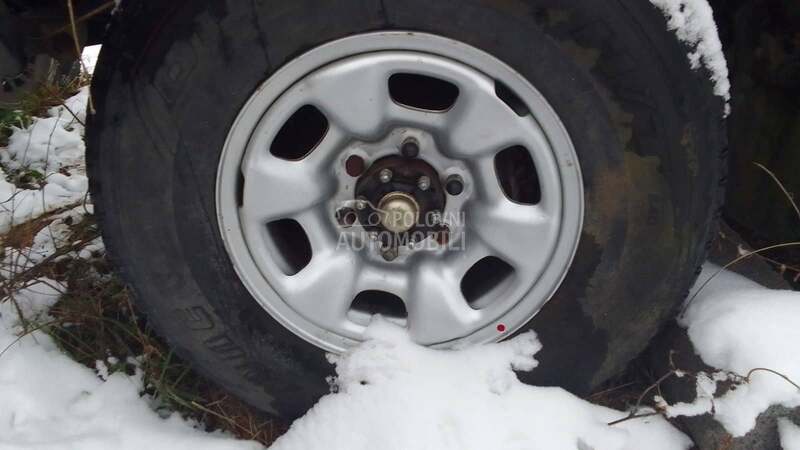 Čelične felne  15" 6 x 139.7