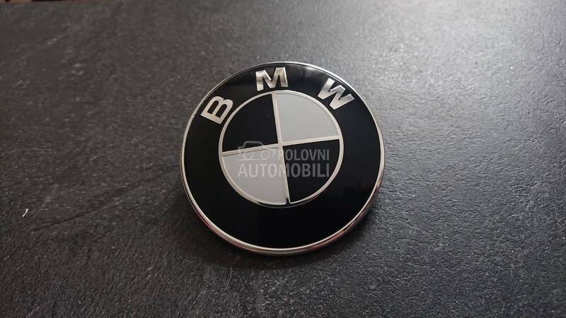 NOV znak gepek Demel 74mm CRNI za BMW 316, 318, 320 ...