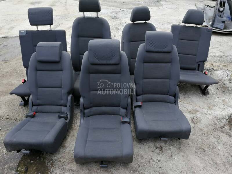Sedišta platno 7 kom za Volkswagen Touran od 2003. do 2011. god.