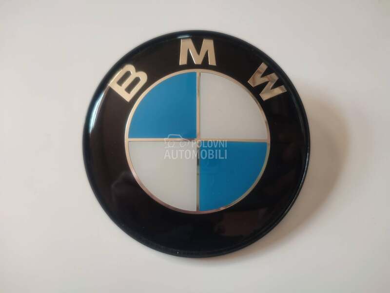 Znak crna bordura 82mm za BMW Serija 1, Serija 3, Serija 5