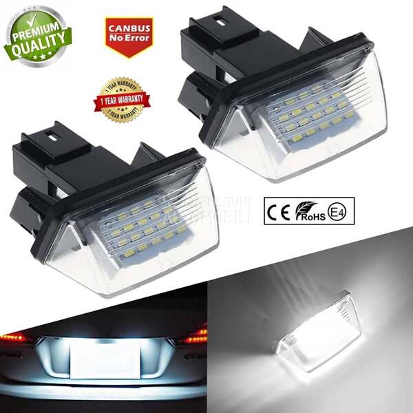 LED SIJALICE ZA TABLICE TIPSKE za Citroen Berlingo, C3, C3 Picasso ...