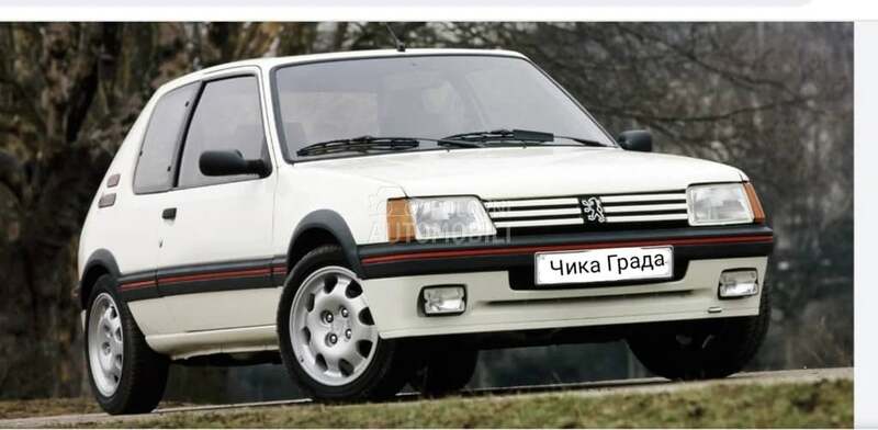 Mehanički delovi i Enterijer za Peugeot 205 od 1988. do 1999. god.