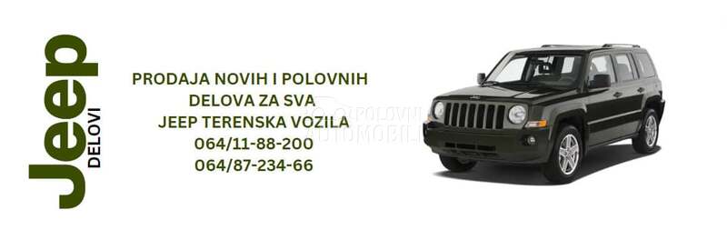 Delovi za Jeep Patriot 2008. god.