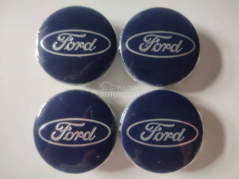Čepovi za alu felne 54mm plavi za Ford Taurus, S-Max, Mondeo ...