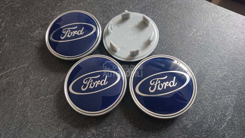 NOVO Cepovi felni 63mm PLAVI za Ford Sierra, Cortina, Capri ...