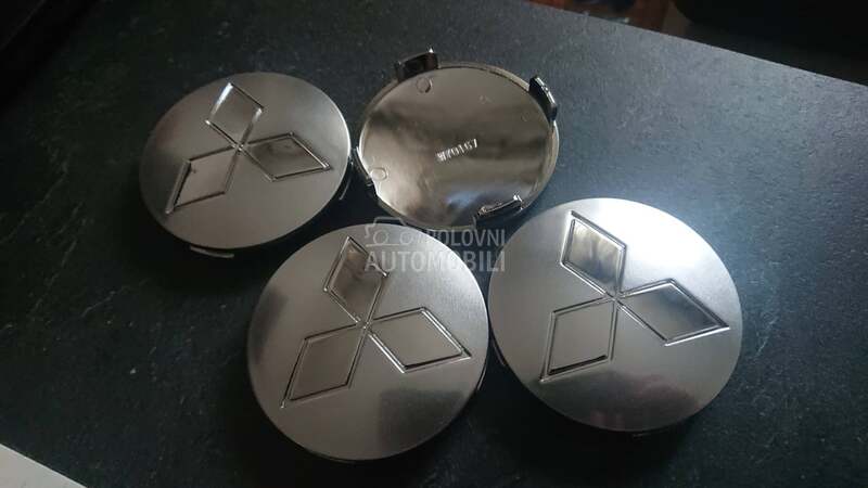 NOVO cepovi felni 81mm HROM za Mitsubishi 400, Montero, Outlander ...