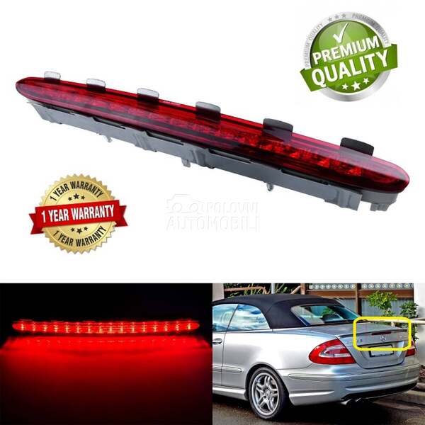 LED TRECE STOP SVETLO 13.624 za Mercedes Benz CLK 200, CLK 220, CLK 230 ...