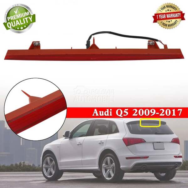Treće led štop svetlo tipsko za Audi Q5 od 2009. do 2017. god.