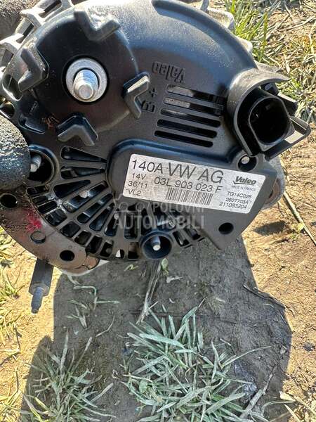 Alternator 140amp i 180amp za Volkswagen Caddy, Golf 5, Golf 6 ... od 2004. do 2015. god.