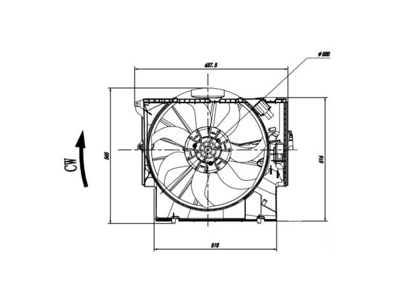 E84 Ventilator 3.0 B 2.0 D za BMW X1 od 2009. do 2013. god.