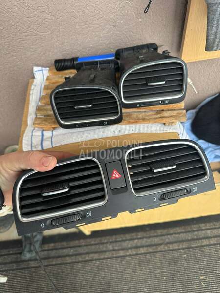 Resetke ventilacije za Volkswagen Golf 6 od 2008. do 2012. god.