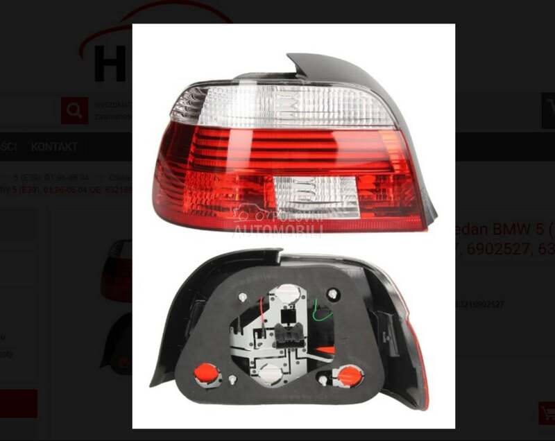 E39 Stop Lampa Beli Migavac za BMW 518, 520, 523 ... od 2000. do 2002. god.