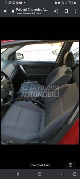 enterijer za Chevrolet Aveo