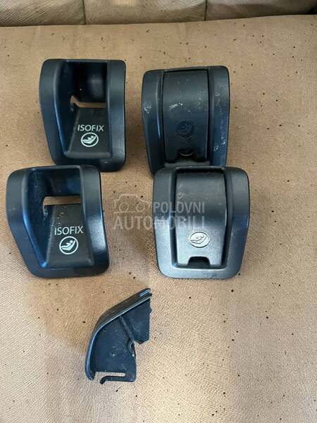 Isofix plastike za  sedista za Audi A3 od 2012. do 2019. god.