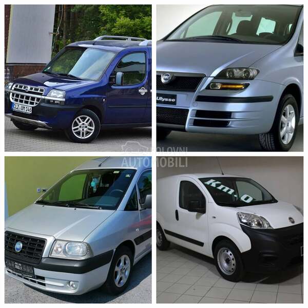 Staklo,brava,klupa,cilindar,ab za Fiat Doblo, Scudo, Ulysse