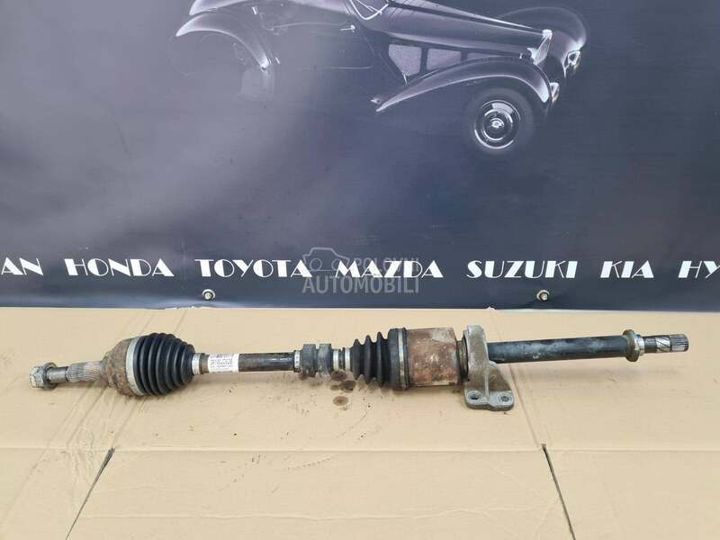 poluosovina kompletna desna za Nissan Qashqai, Qashqai + 2 od 2010. do 2013. god.