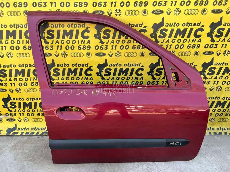 Vrata prednja desna bordo NV713 za Renault Clio od 1998. do 2005. god.