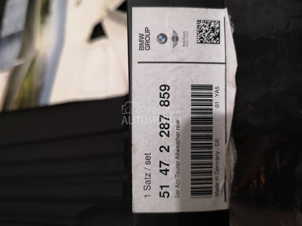 Gumene patosnice za BMW Serija 2