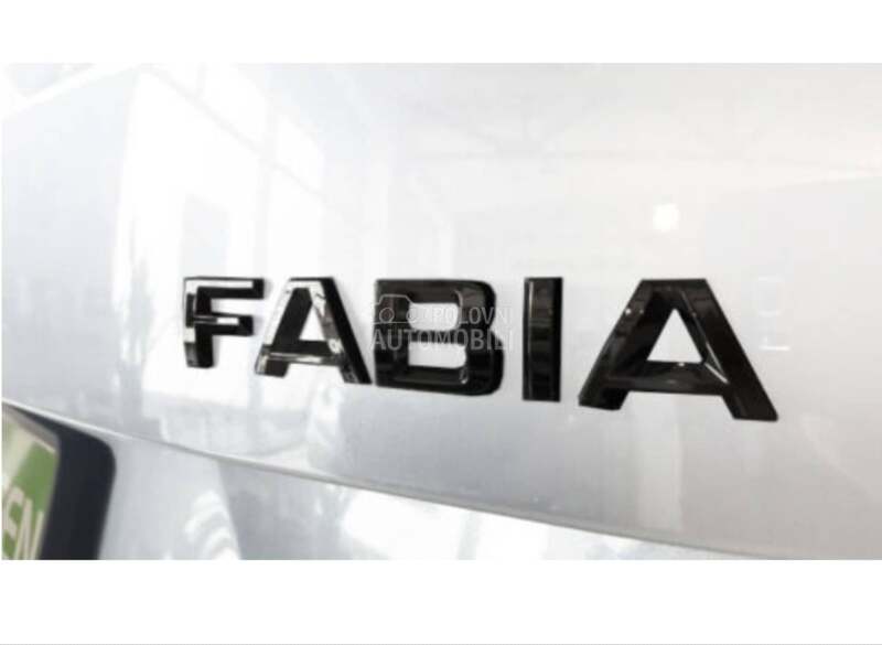Fabia crna oznaka gepeka NOVO za Škoda Fabia