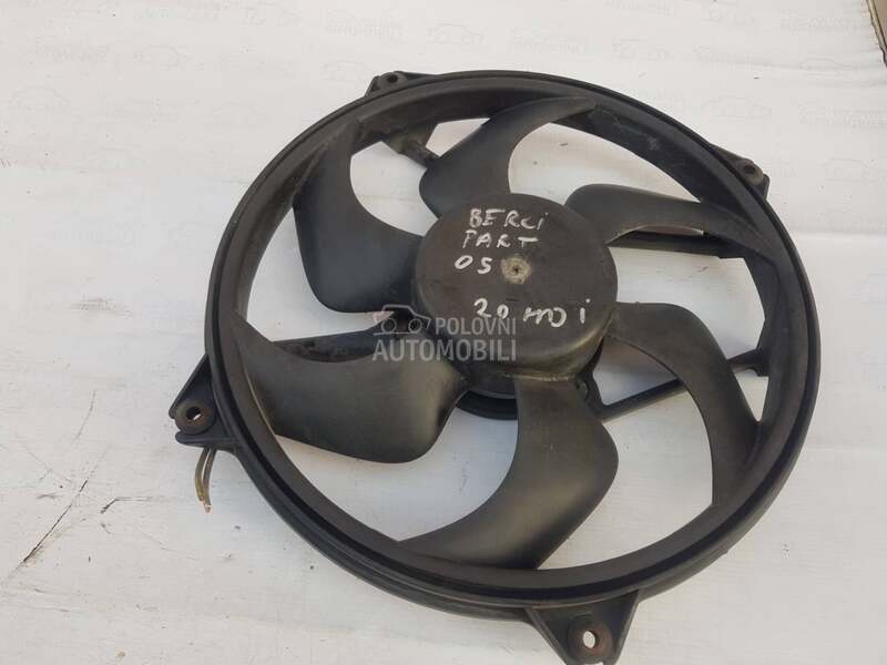 VENTILATOR  HLADNJAKA za Peugeot Partner, Ranch od 2003. do 2008. god.