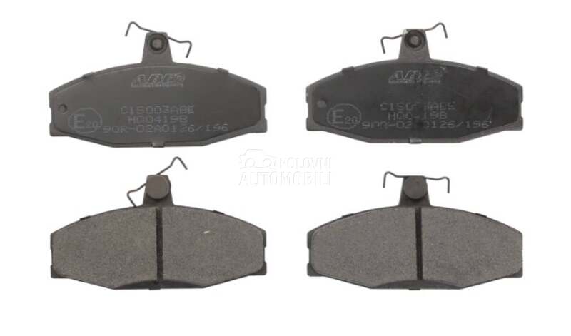 Prednje Kocione Plocice za Volkswagen Caddy od 1996. do 2000. god.