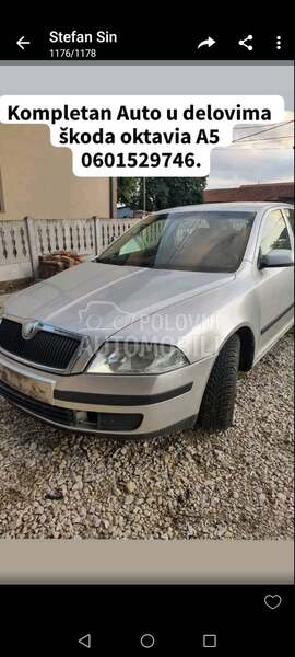 enterijer za Škoda Octavia od 2004. do 2011. god.