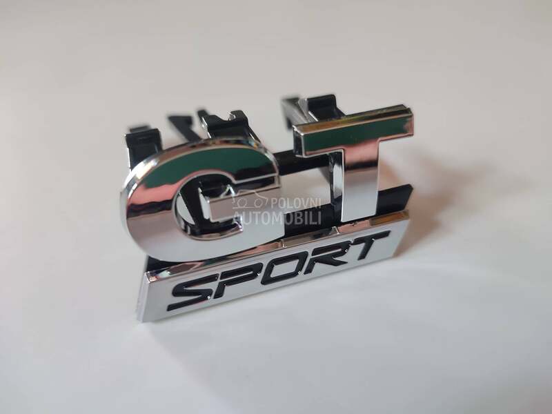 Natpis GT SPORT za masku za Volkswagen Golf 5