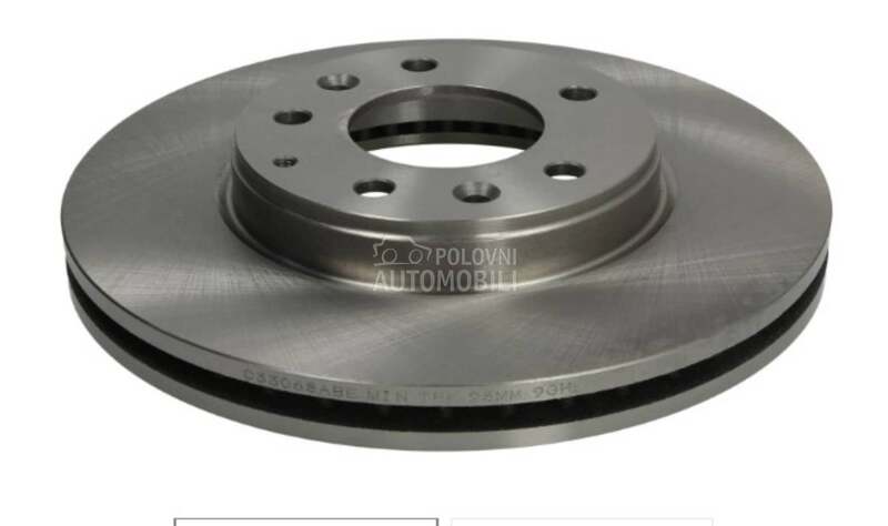 Prednji Kocioni Disk za Mazda 6 od 2002. do 2013. god.