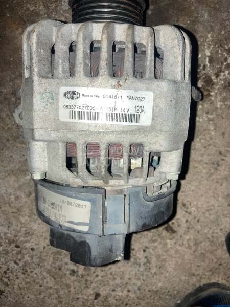 alternatori 70-120A za Lancia Ypsilon, Musa od 2003. do 2015. god.