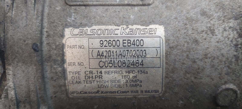 KOMPRESOR KLIME za Nissan Pathfinder