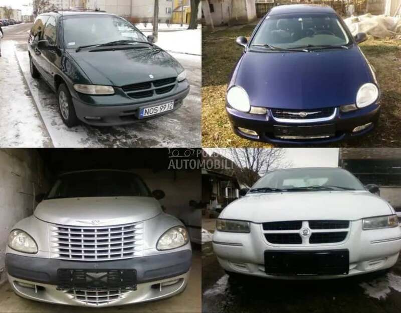 Razni delovi za Chrysler Voyager od 1996. do 2008. god.