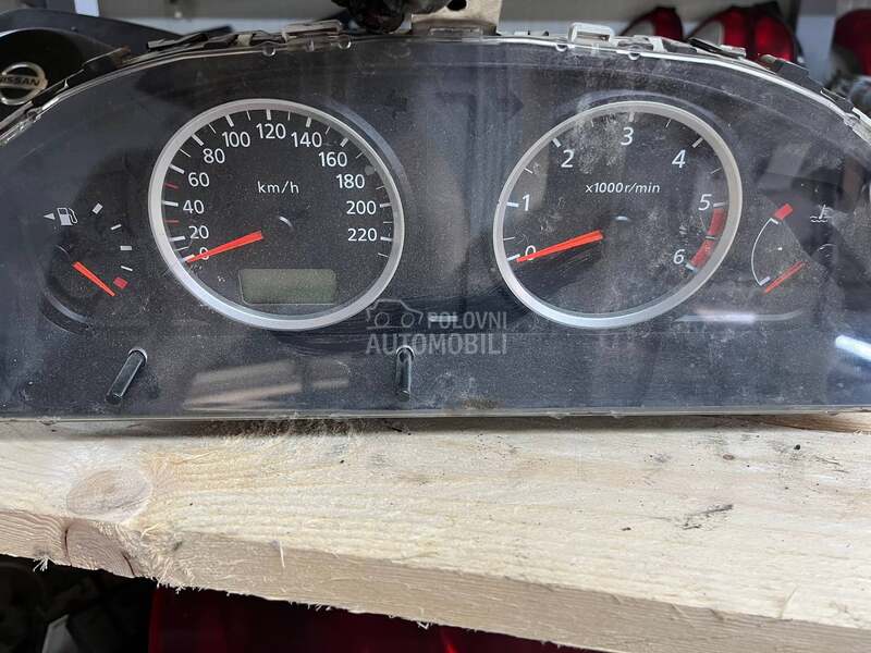 Kilometar sat brzinomer za Nissan Almera od 2002. do 2006. god.