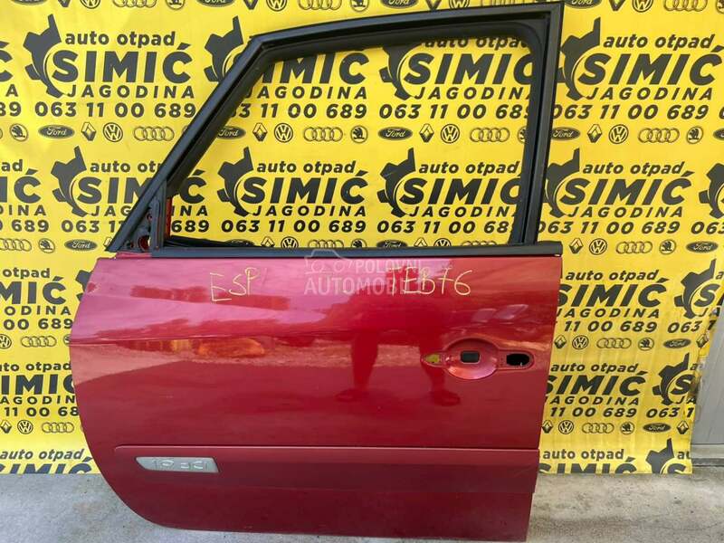 Vrata prednja leva bordo TEB76 za Renault Espace od 2002. do 2012. god.