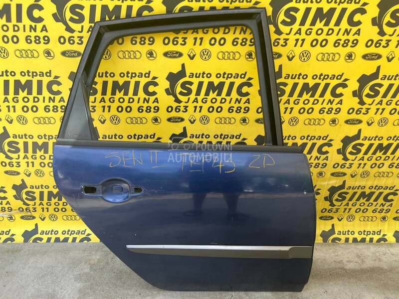 Vrata zadnja desna teget TEF43 za Renault Scenic od 2003. do 2006. god.