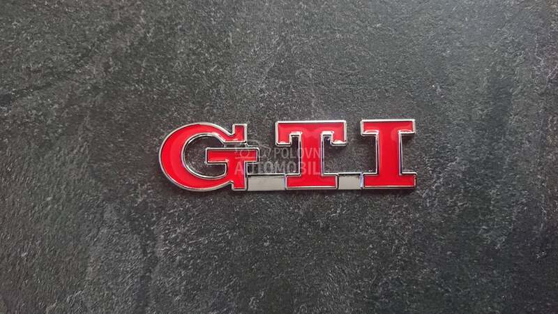 VW GTI oznaka CRVENA za Volkswagen Golf 1, Santana, EOS ...