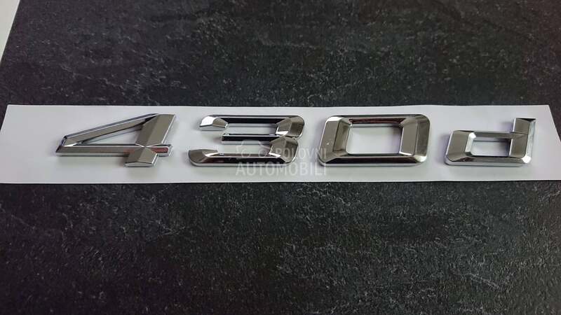 NOVO oznaka 430d za seriju 4 za BMW 430