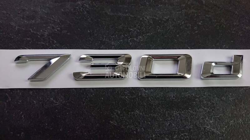 NOVO oznaka 730d za seriju 7 za BMW 730